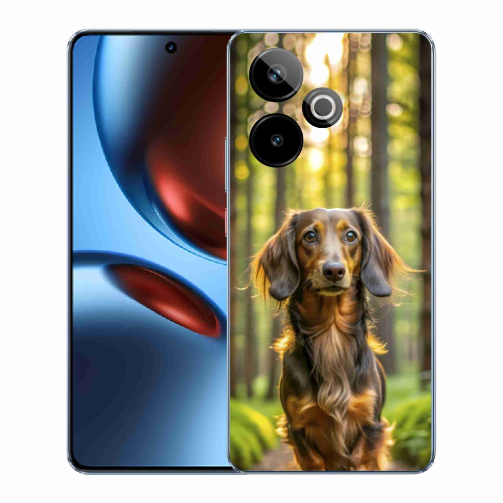 Gélový kryt mmCase na Realme GT7 5G/GT 7T 5G - jazvečík 4