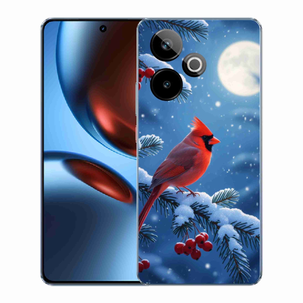 Gélový kryt mmCase na Realme GT7 5G/GT 7T 5G - kardinál červený