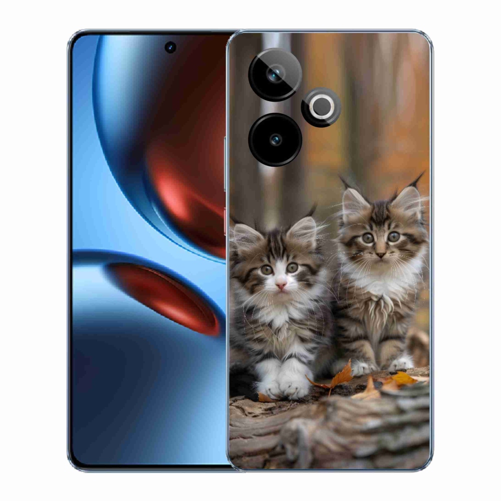 Gélový kryt mmCase na Realme GT7 5G/GT 7T 5G - mačacie duo 3