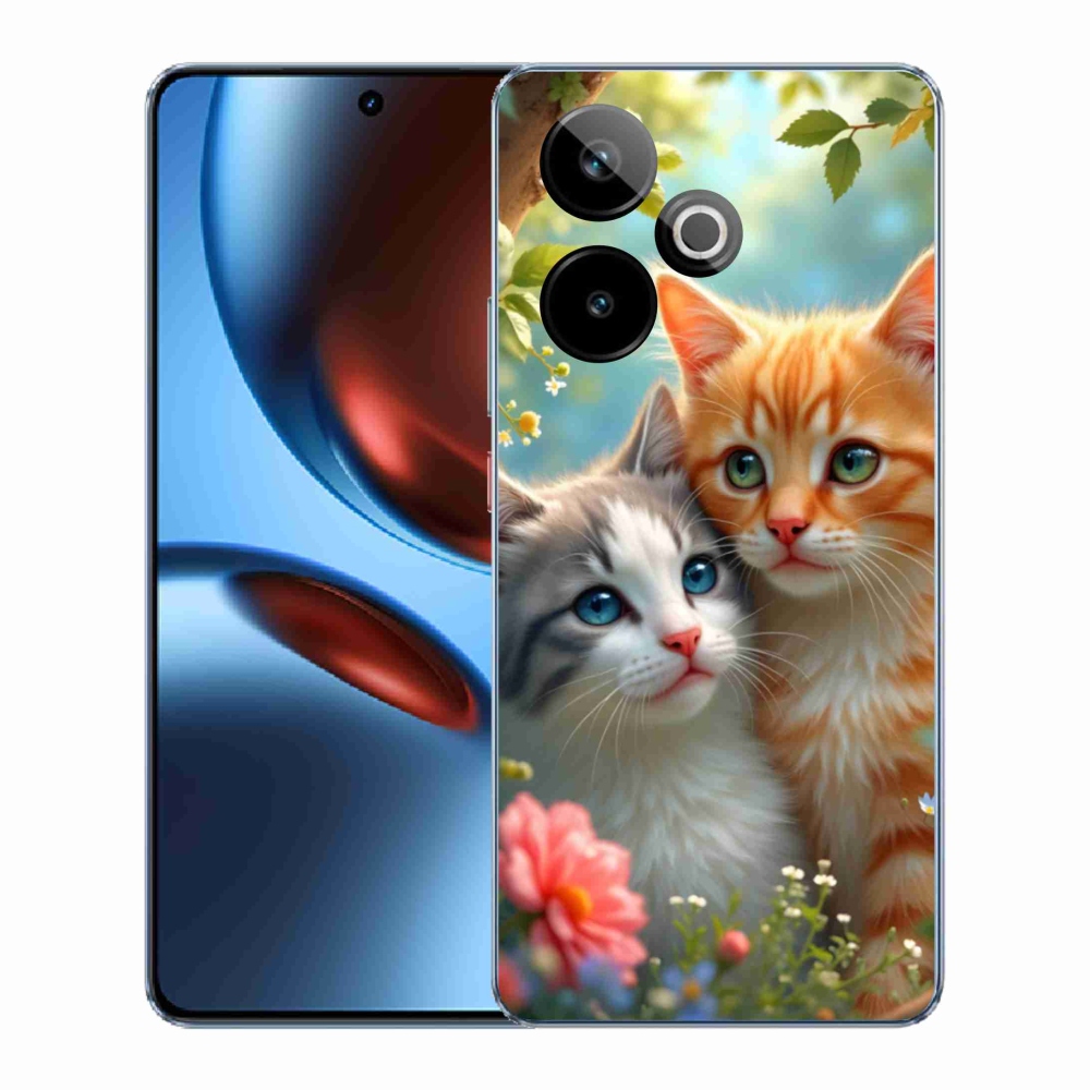 Gélový kryt mmCase na Realme GT7 5G/GT 7T 5G - mačacia láska 2