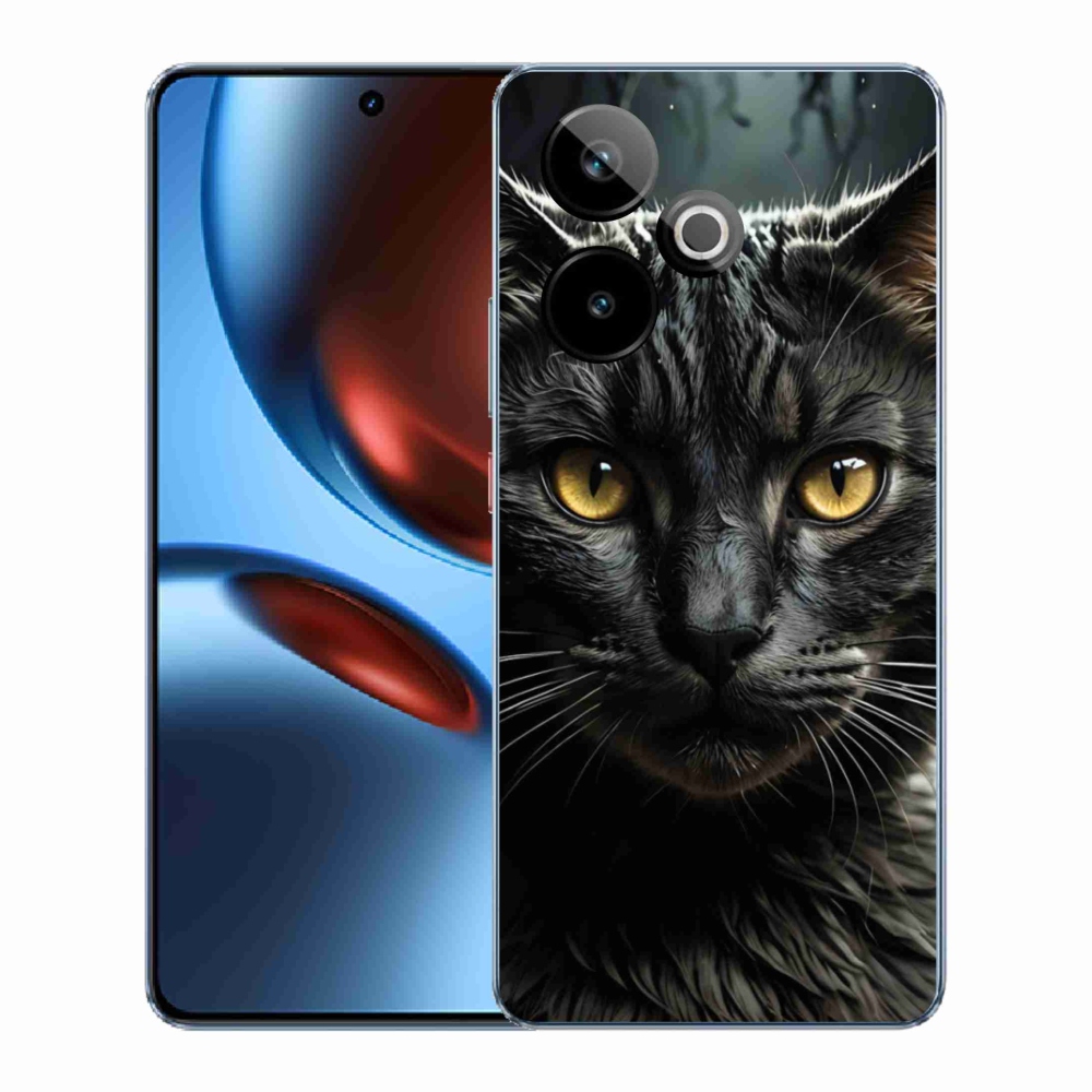Gélový kryt mmCase na Realme GT7 5G/GT 7T 5G - mačacie pohľad 3
