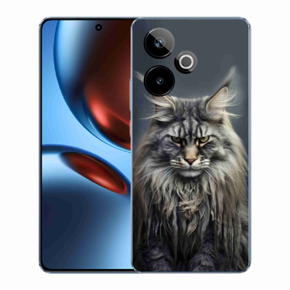 Gélový kryt mmCase na Realme GT7 5G/GT 7T 5G - mačacie pohľad 4