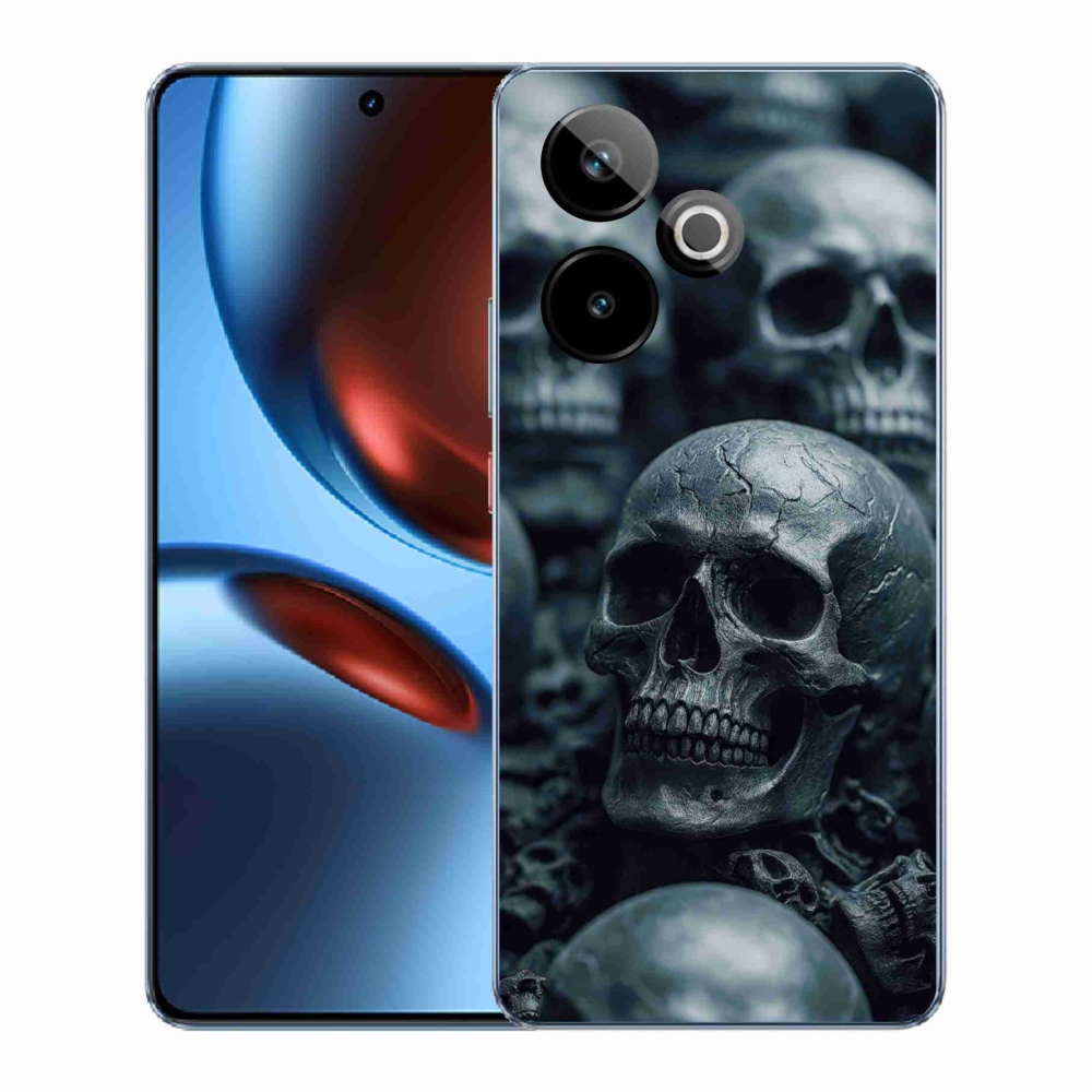 Gélový kryt mmCase na Realme GT7 5G/GT 7T 5G - lebka 2