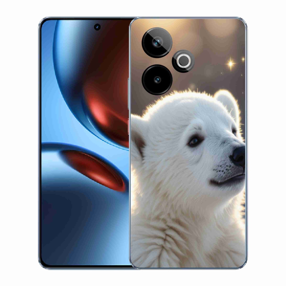 Gélový kryt mmCase na Realme GT7 5G/GT 7T 5G - ľadový medveď