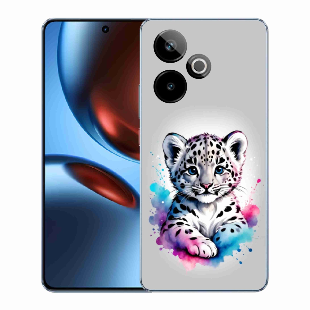 Gélový kryt mmCase na Realme GT7 5G/GT 7T 5G - leopardej mláďa