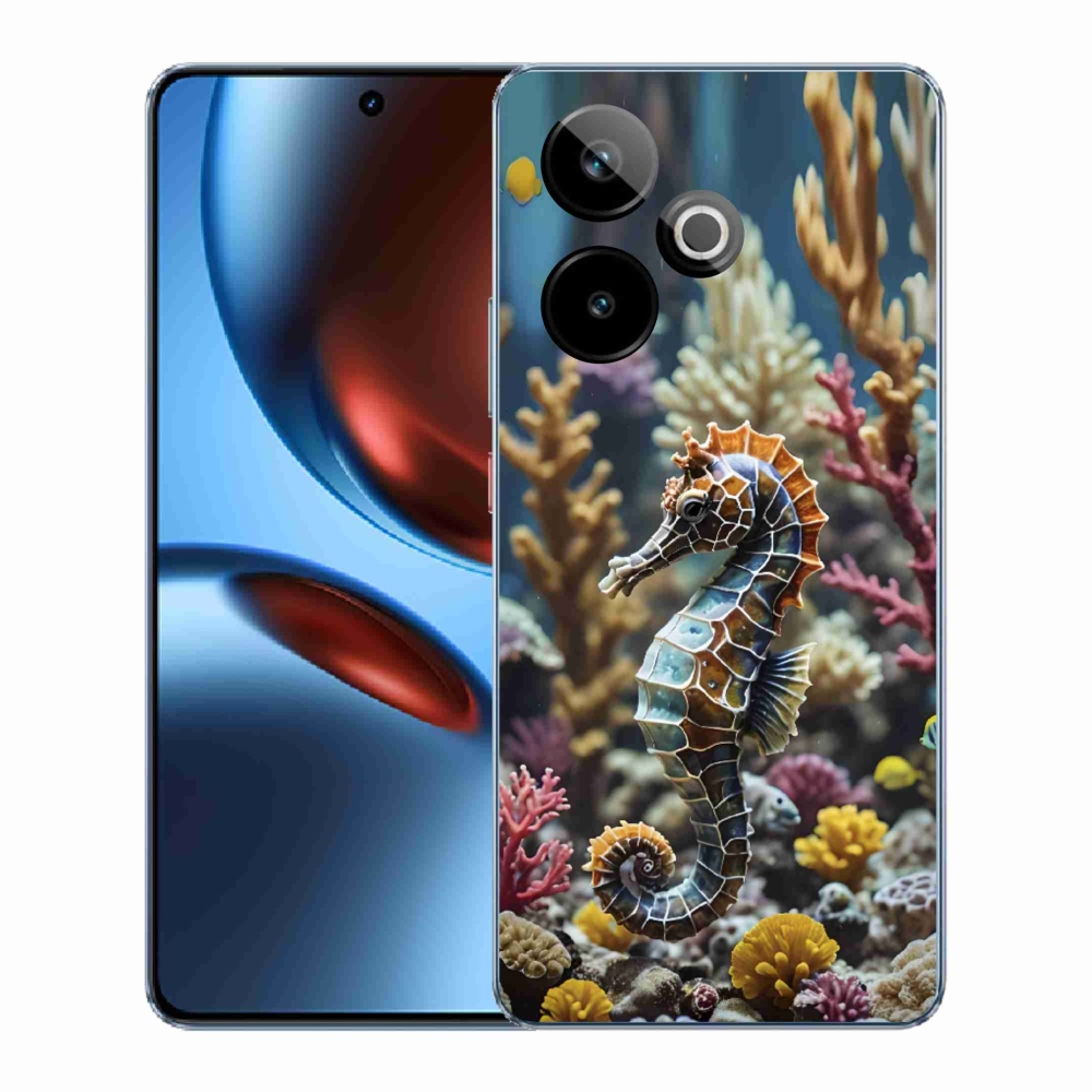 Gélový kryt mmCase na Realme GT7 5G/GT 7T 5G - morský koník 2