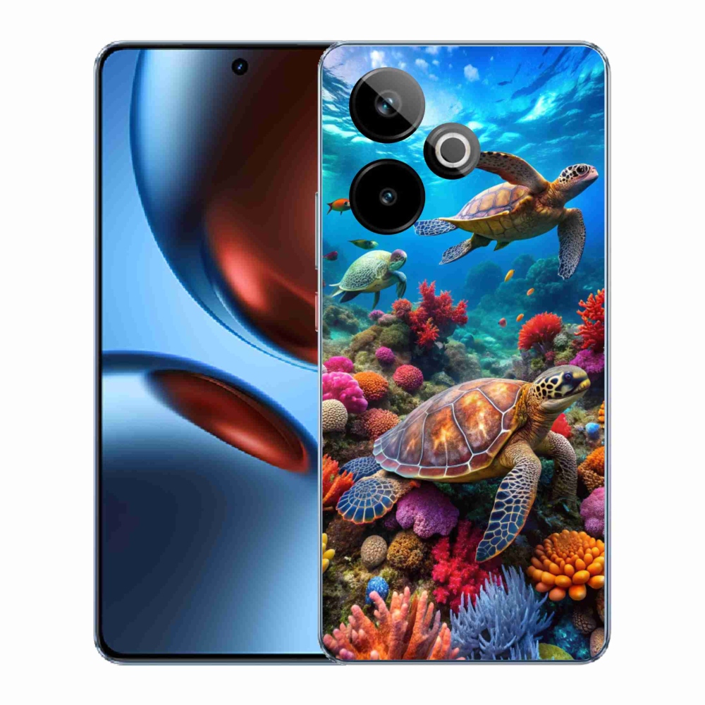 Gélový kryt mmCase na Realme GT7 5G/GT 7T 5G - morský svet 2