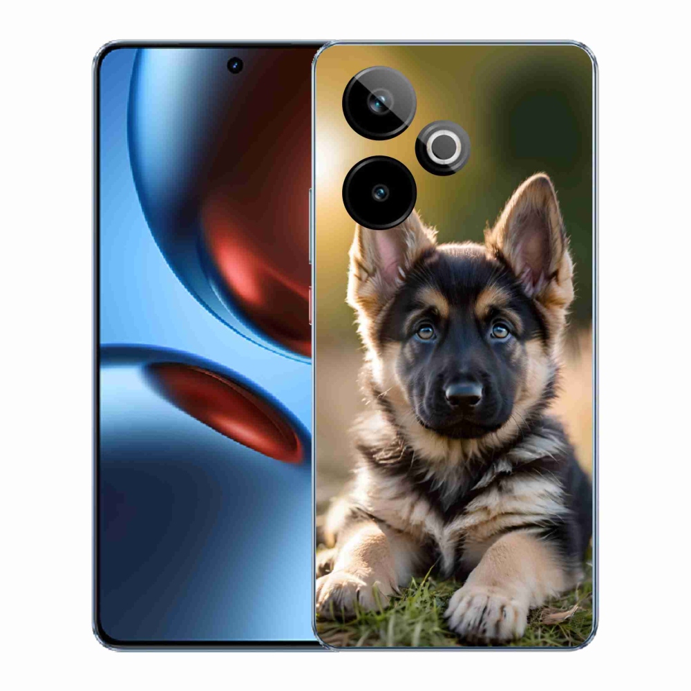 Gélový kryt mmCase na Realme GT7 5G/GT 7T 5G - nemecký ovčiak v prírode