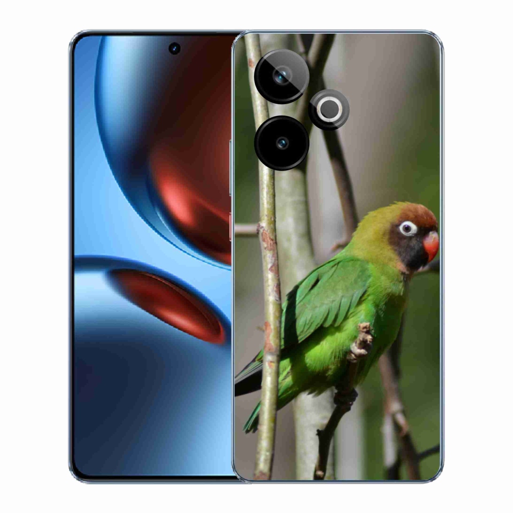 Gélový kryt mmCase na Realme GT7 5G/GT 7T 5G - papagáj agapornis