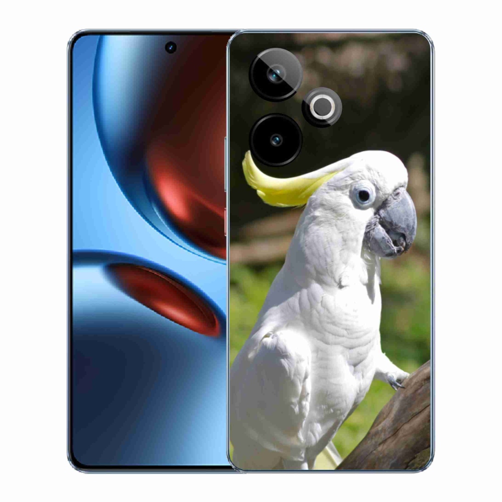 Gélový kryt mmCase na Realme GT7 5G/GT 7T 5G - papagáj kakadu 2