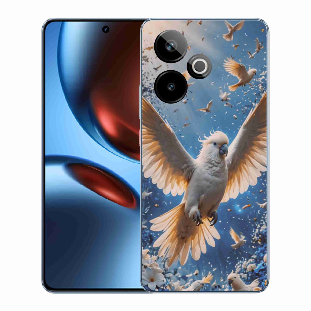 Gélový kryt mmCase na Realme GT7 5G/GT 7T 5G - papagáj kakadu