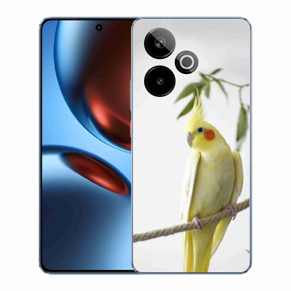 Gélový kryt mmCase na Realme GT7 5G/GT 7T 5G - papagáj korela chocholatá