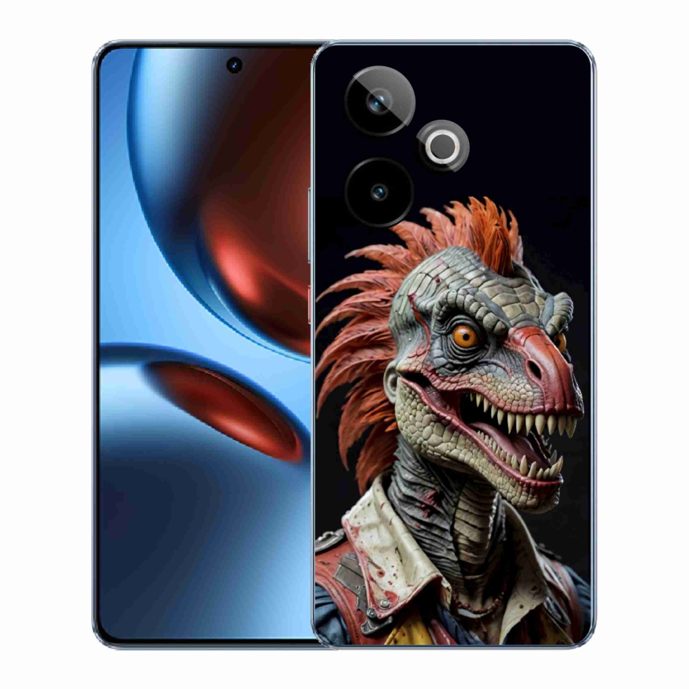 Gélový kryt mm Case na Realme GT7 5G/GT 7T 5G - punk dinosaurus