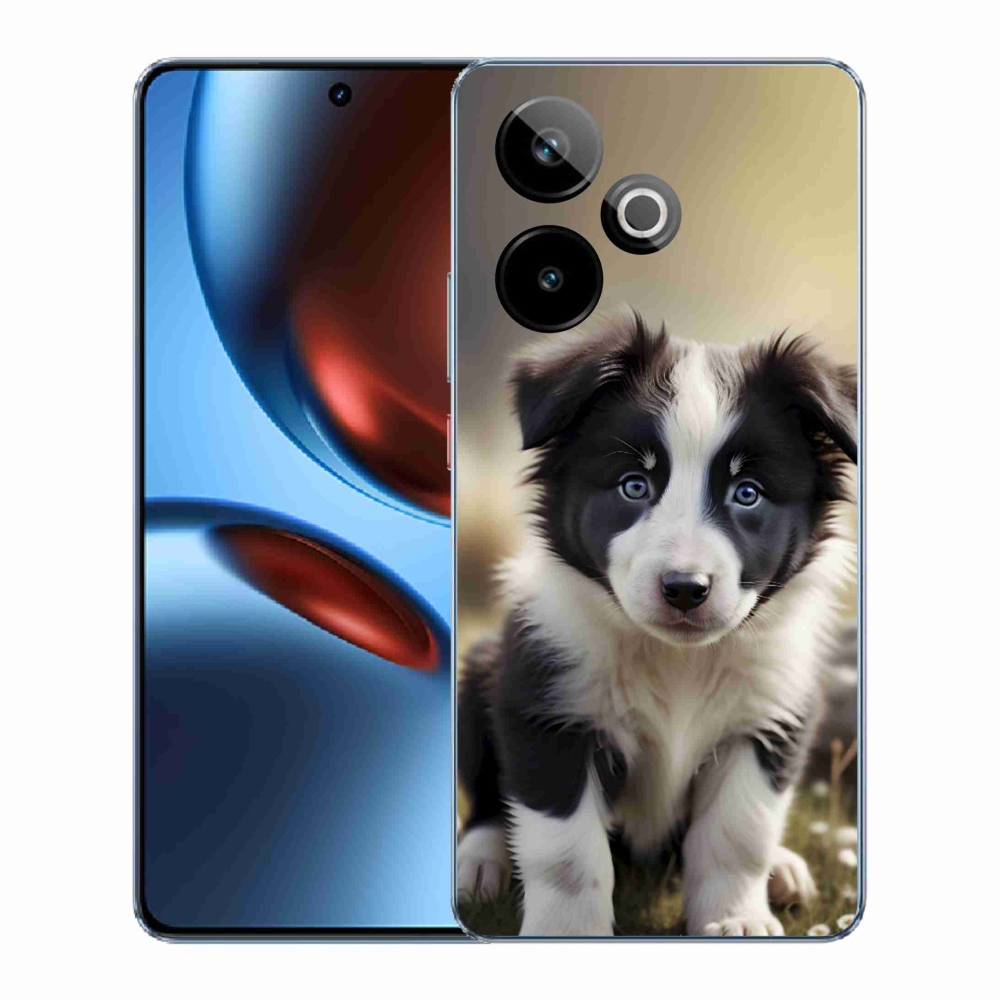 Gélový kryt mmCase na Realme GT7 5G/GT 7T 5G - roztomilá border kólia