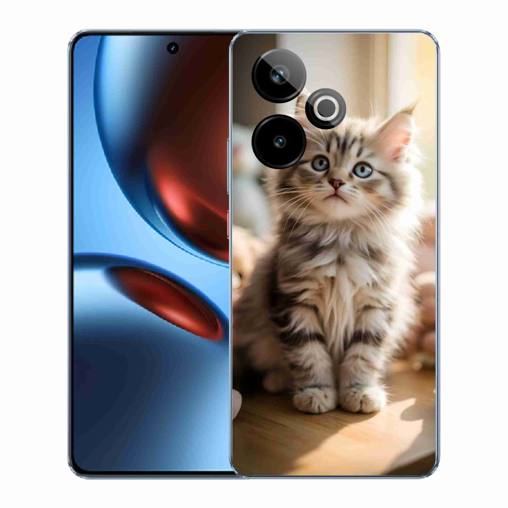 Gélový kryt mmCase na Realme GT7 5G/GT 7T 5G - roztomilé mačiatko 10