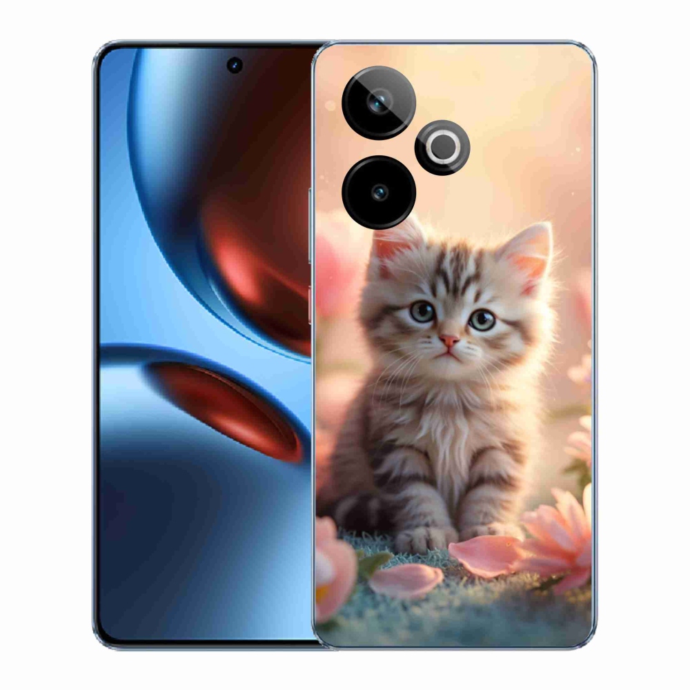 Gélový kryt mmCase na Realme GT7 5G/GT 7T 5G - roztomilé mačiatko 8