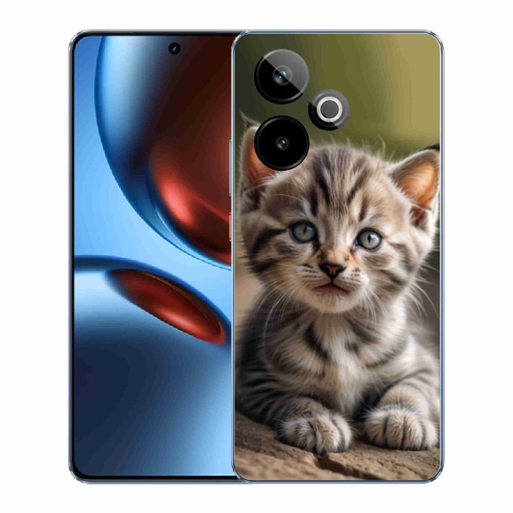 Gélový kryt mmCase na Realme GT7 5G/GT 7T 5G - roztomilé mačiatko 9