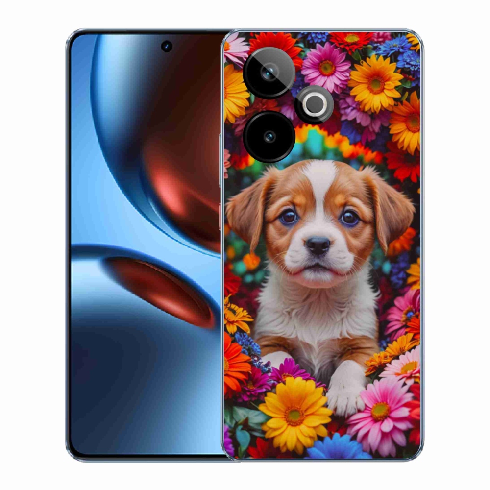 Gélový kryt mmCase na Realme GT7 5G/GT 7T 5G - roztomilé šteňa