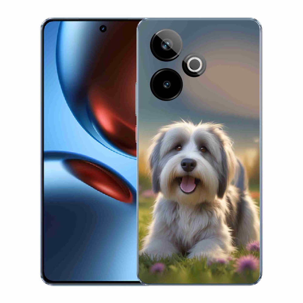 Gélový kryt mmCase na Realme GT7 5G/GT 7T 5G - roztomilý havanský psík