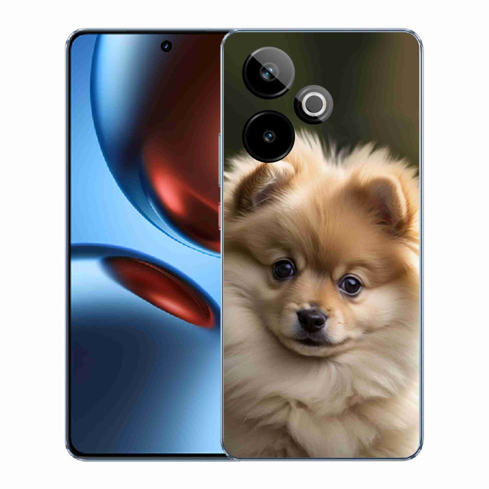 Gélový kryt mmCase na Realme GT7 5G/GT 7T 5G - roztomilý pomeranian 2