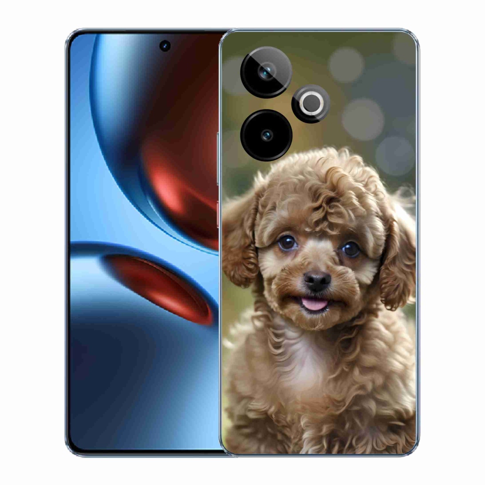 Gélový kryt mmCase na Realme GT7 5G/GT 7T 5G - roztomilý pudel