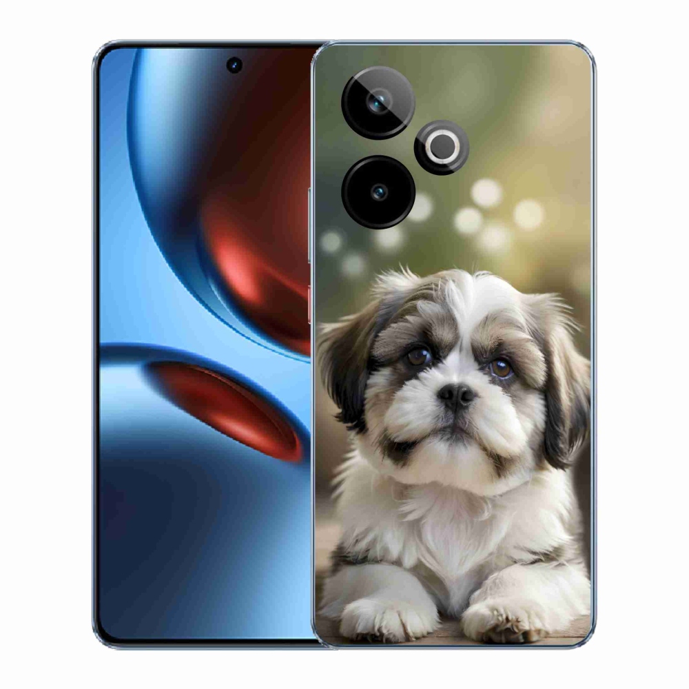 Gélový kryt mmCase na Realme GT7 5G/GT 7T 5G - roztomilý shih-tzu