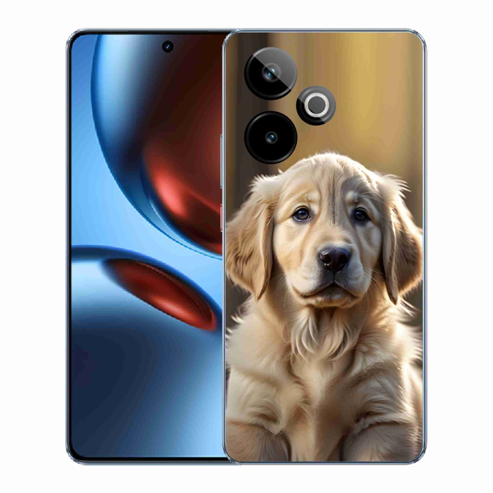 Gélový kryt mmCase na Realme GT7 5G/GT 7T 5G - roztomilý zlatý retriever