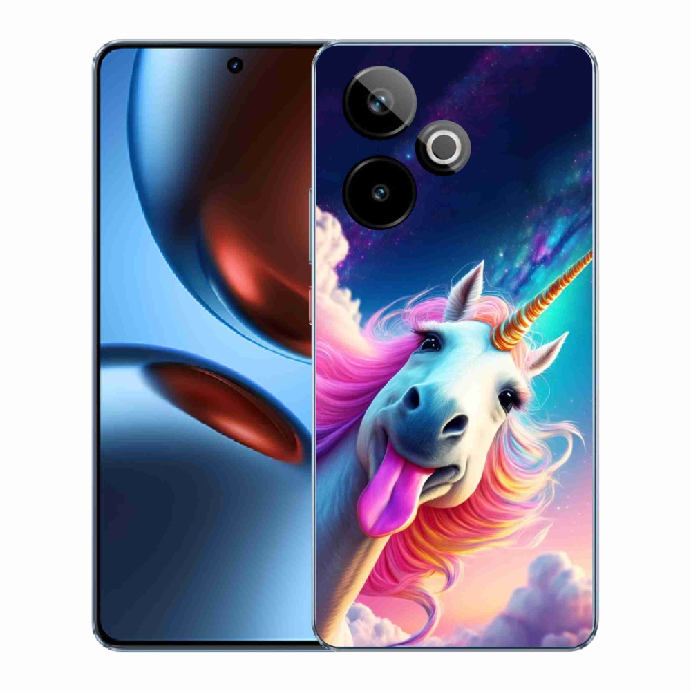 Gélový kryt mmCase na Realme GT7 5G/GT 7T 5G - šialený jednorožec