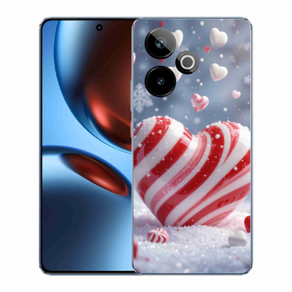 Gélový kryt mmCase na Realme GT7 5G/GT 7T 5G - sladké srdce