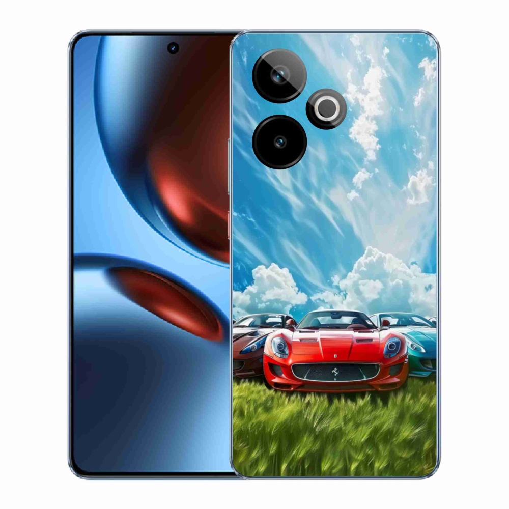 Gélový kryt mmCase na Realme GT7 5G/GT 7T 5G - športové vozidlá
