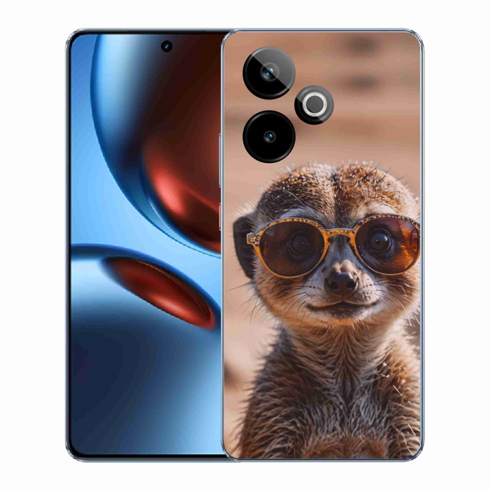 Gélový kryt mmCase na Realme GT7 5G/GT 7T 5G - štýlová surikata