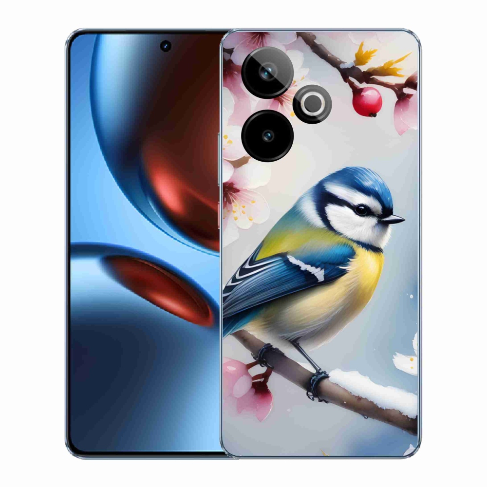 Gélový kryt mmCase na Realme GT7 5G/GT 7T 5G - sýkorka