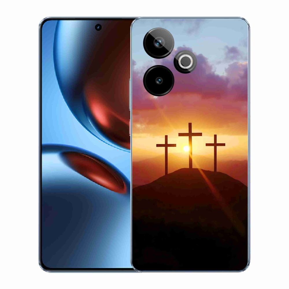 Gélový kryt mmCase na Realme GT7 5G/GT 7T 5G - tri kríža