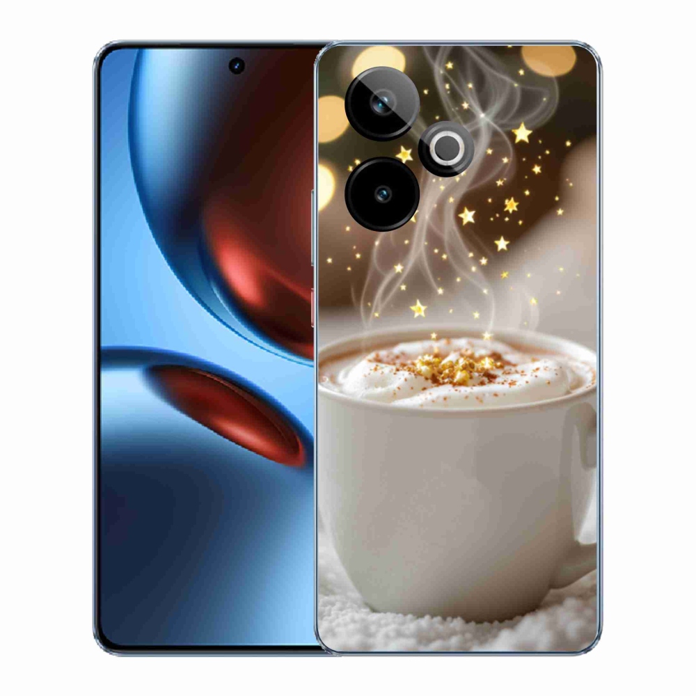 Gélový kryt mmCase na Realme GT7 5G/GT 7T 5G - vianočný horúci nápoj