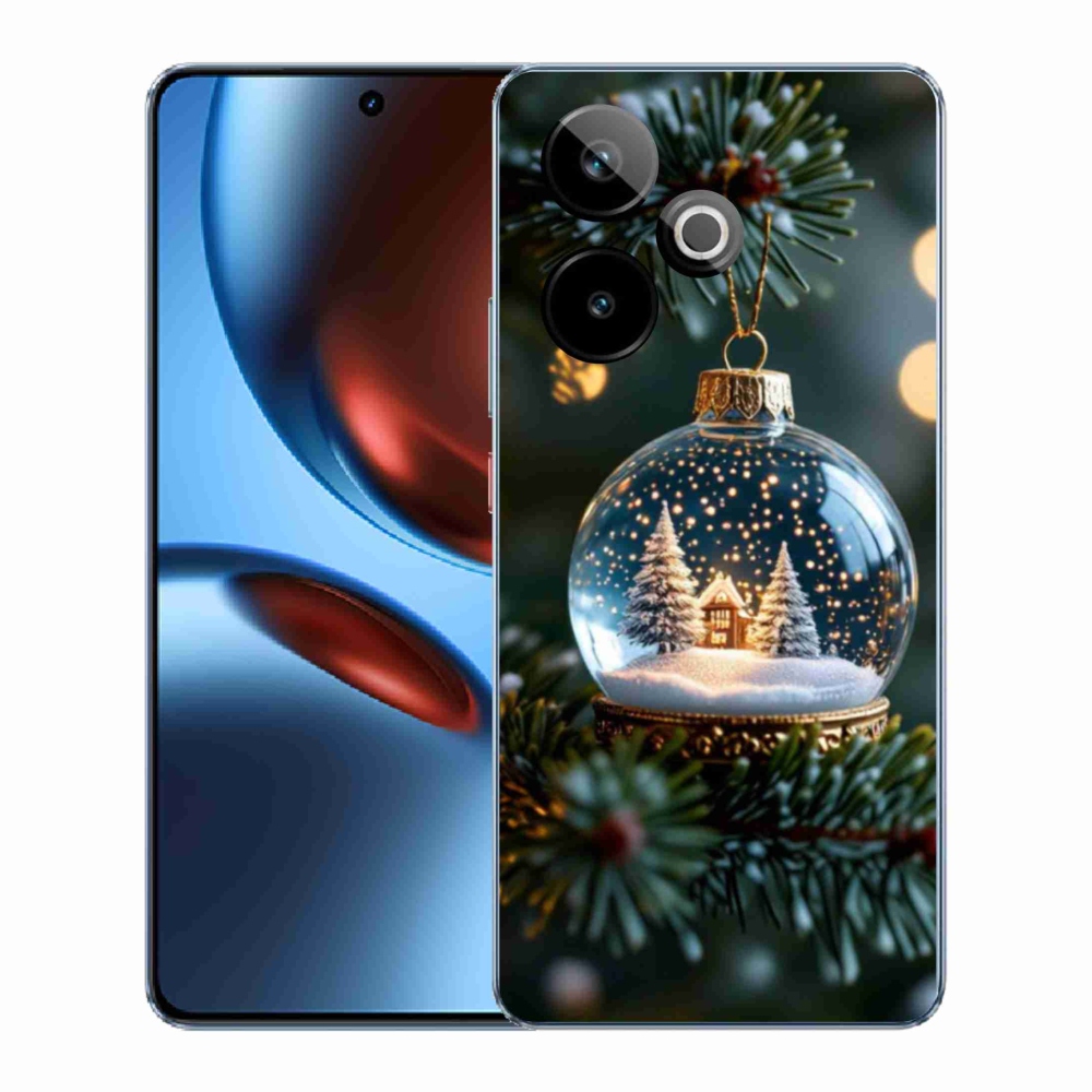 Gélový kryt mmCase na Realme GT7 5G/GT 7T 5G - vianočné gule 2