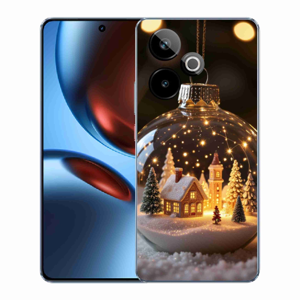 Gélový kryt mmCase na Realme GT7 5G/GT 7T 5G - vianočné gule 3