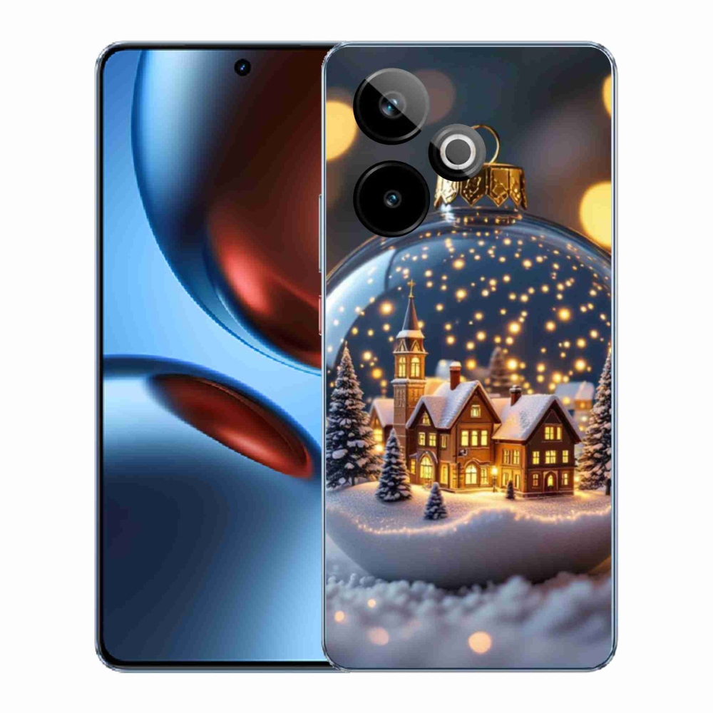 Gélový kryt mmCase na Realme GT7 5G/GT 7T 5G - vianočné gule 4
