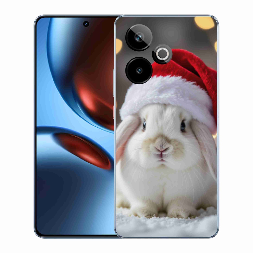 Gélový kryt mmCase na Realme GT7 5G/GT 7T 5G - vianočný králik