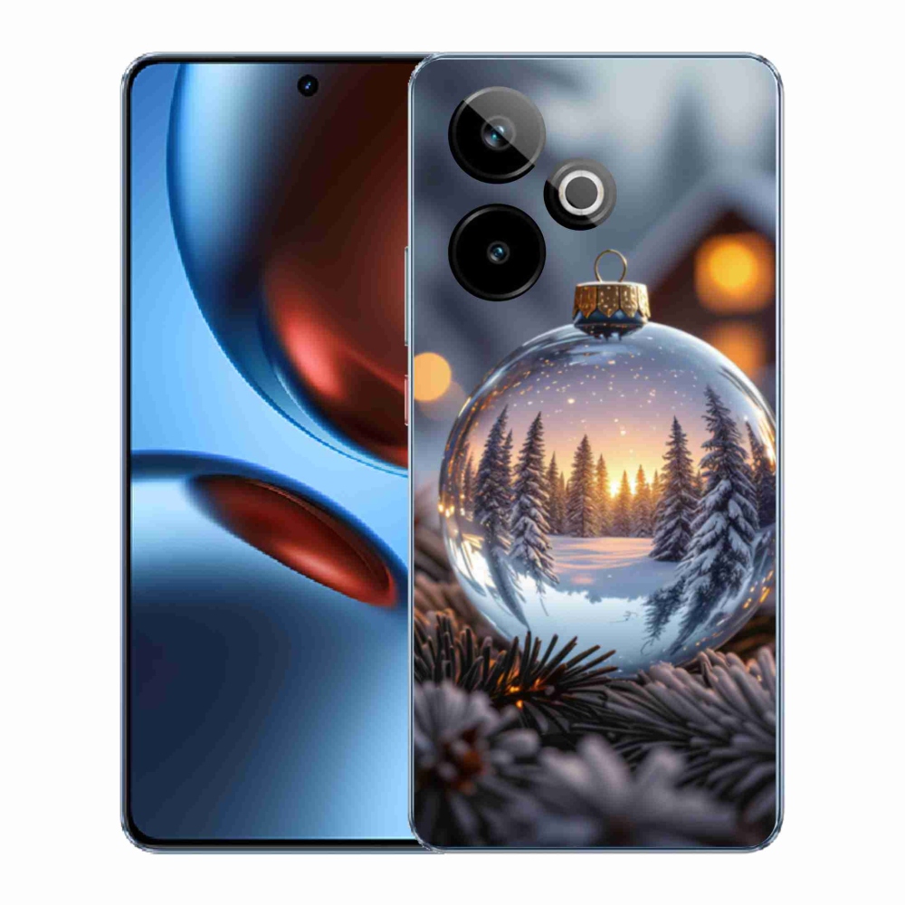 Gélový kryt mmCase na Realme GT7 5G/GT 7T 5G - vianočná ozdoba