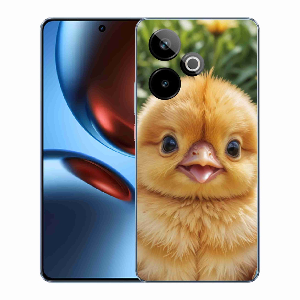 Gélový kryt mmCase na Realme GT7 5G/GT 7T 5G - veselé kuriatko
