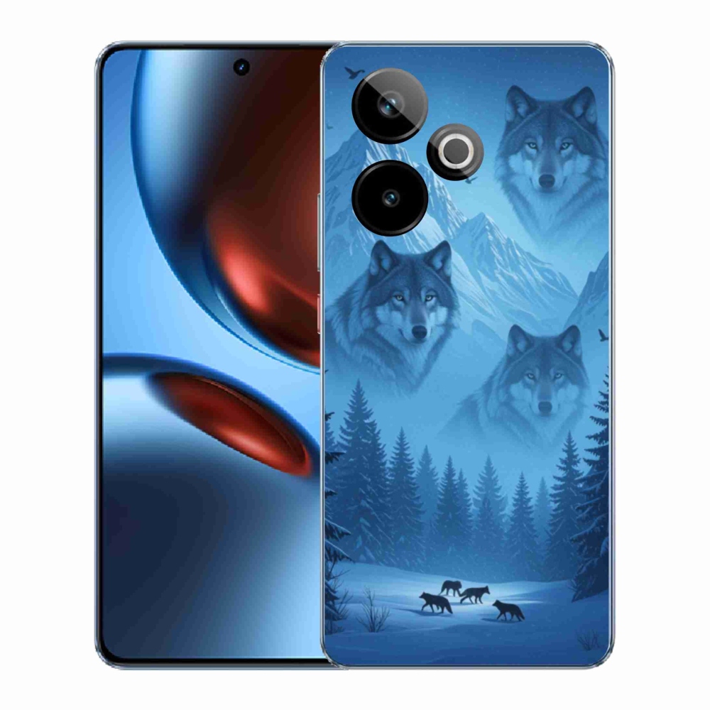 Gélový kryt mmCase na Realme GT7 5G/GT 7T 5G - vlčia svorka