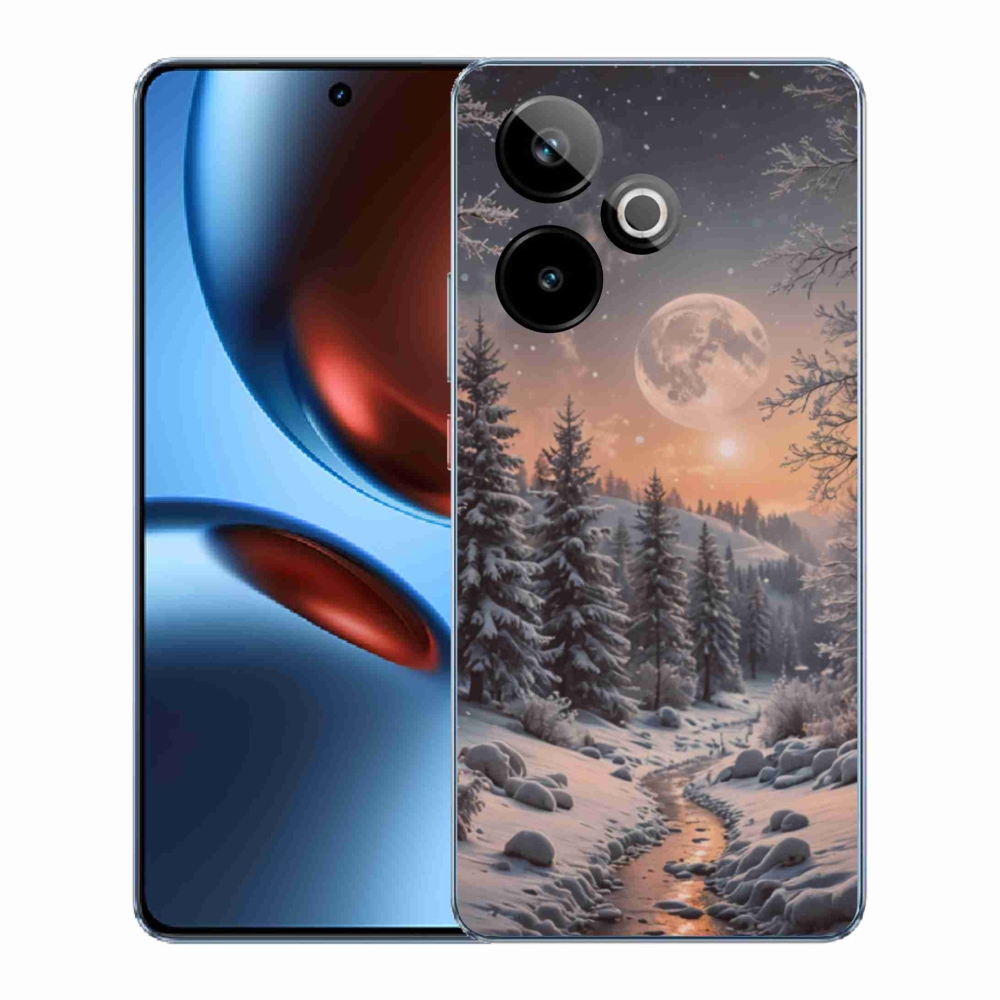 Gélový kryt mmCase na Realme GT7 5G/GT 7T 5G - zimná krajina 2