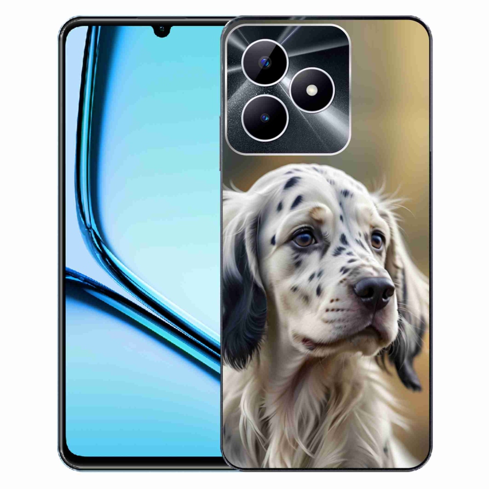 Gélový kryt mmCase na Realme Note 50 - anglický seter