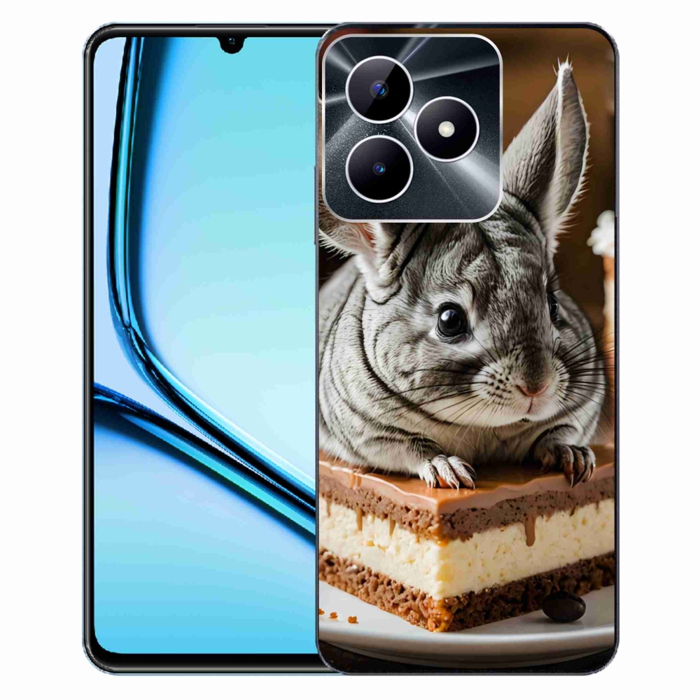 Gélový kryt mmCase na Realme Note 50 - činčila