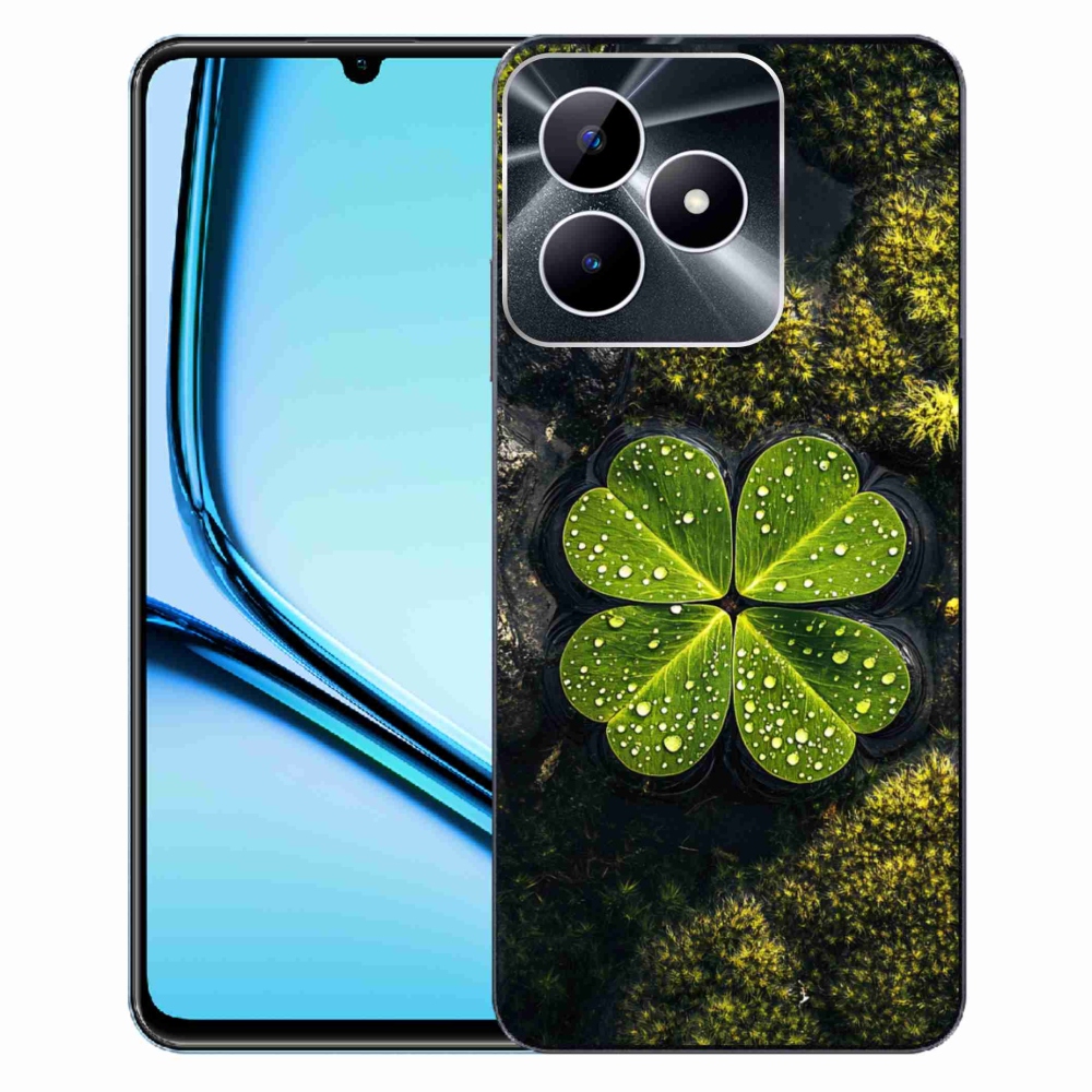 Gélový kryt mmCase na Realme Note 50 - štvorlístok
