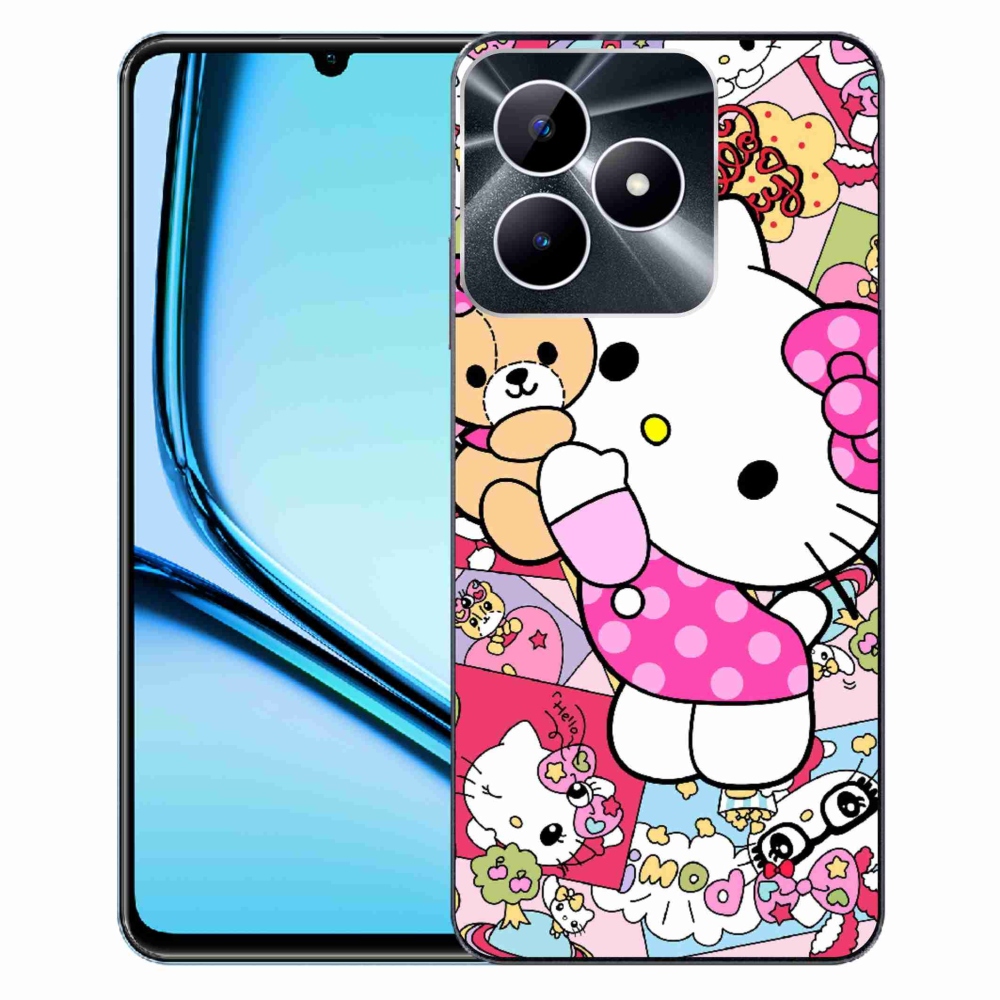 Gélový kryt mmCase na Realme Note 50 - cute kitty