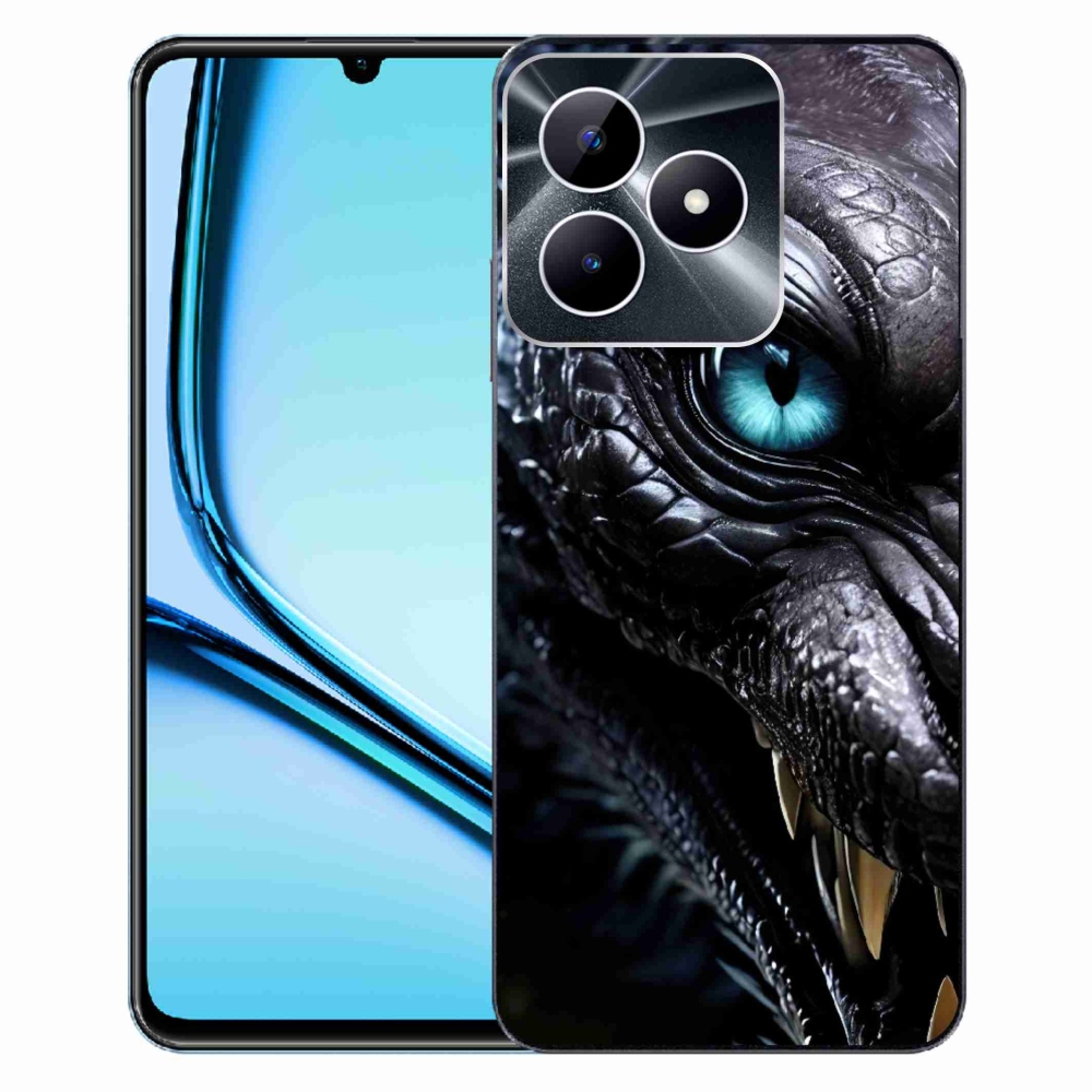 Gélový kryt mmCase na Realme Note 50 - dračí pohľad