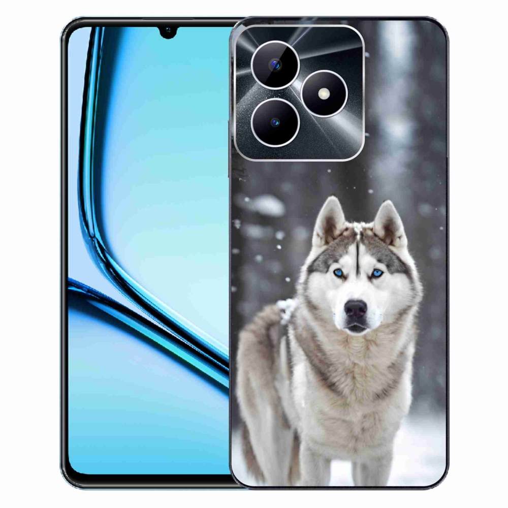 Gélový kryt mmCase na Realme Note 50 - husky 2