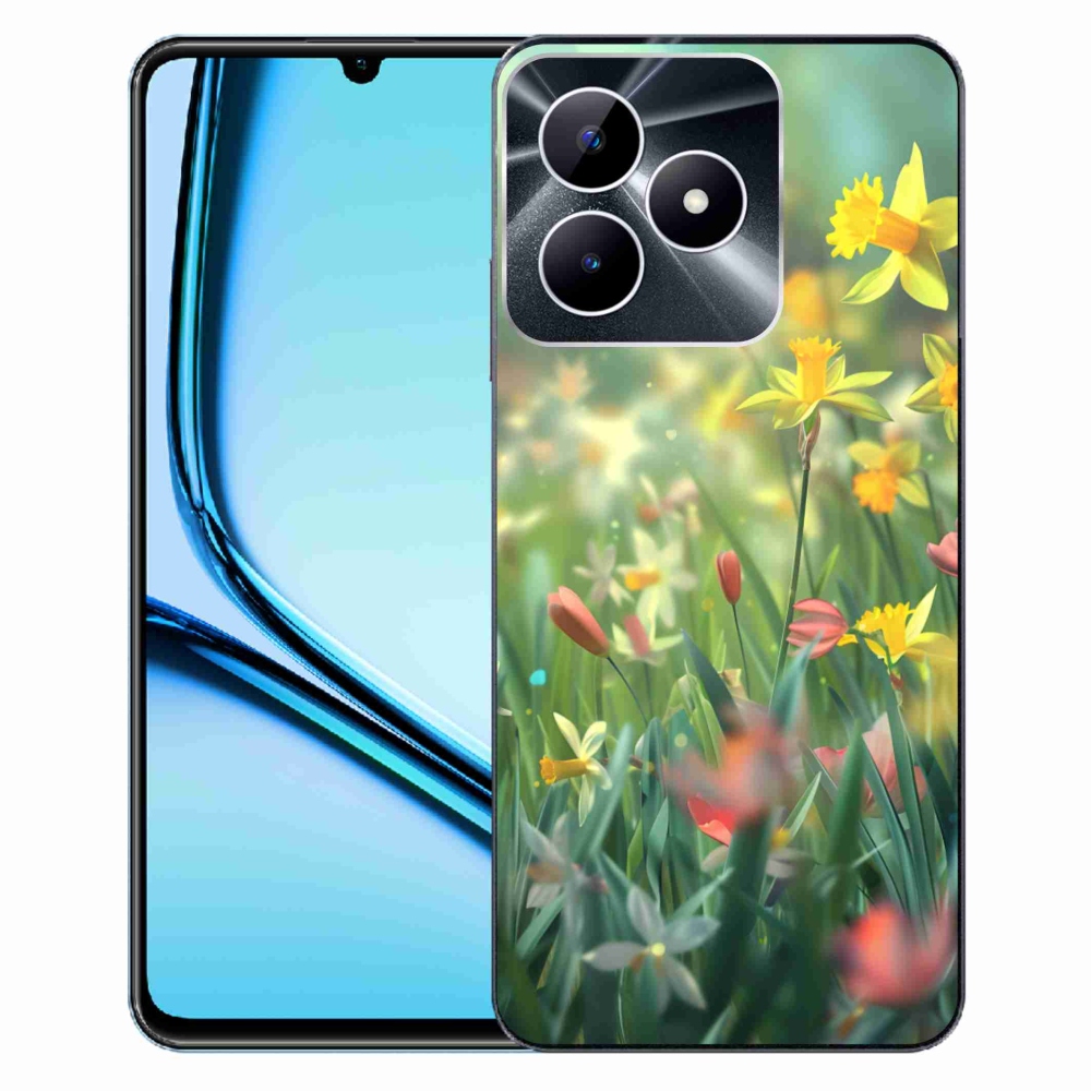 Gélový kryt mmCase na Realme Note 50 - jarné kvety