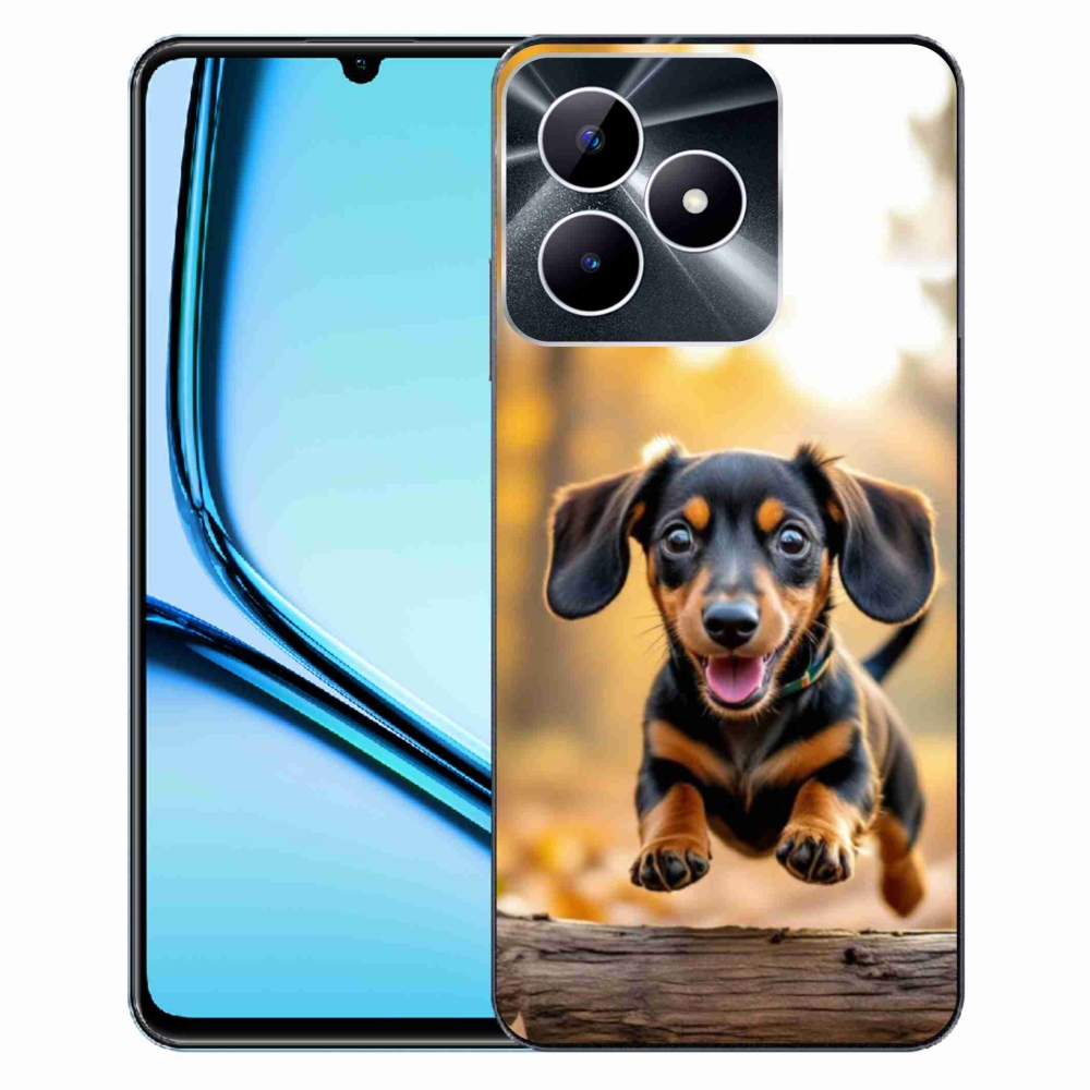 Gélový kryt mmCase na Realme Note 50 - jazvečík 2